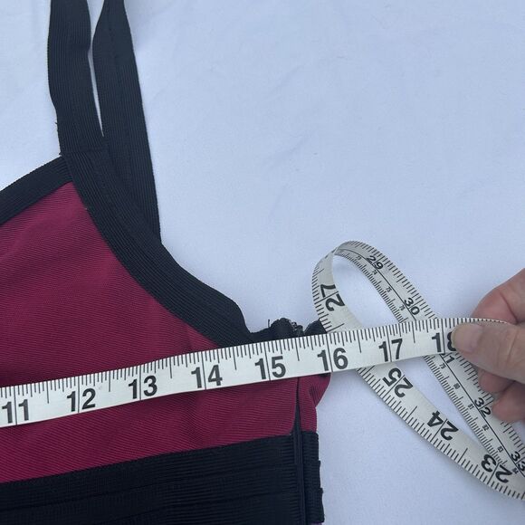 Arden B vintage Y2K size M mini bandage stretch Elena dress bodycon siren - Picture 7 of 9